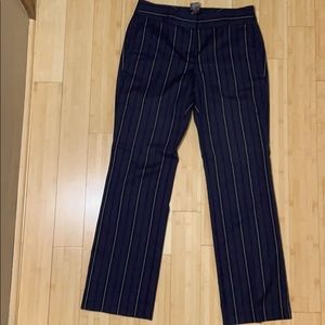 Dress pants, blue striped